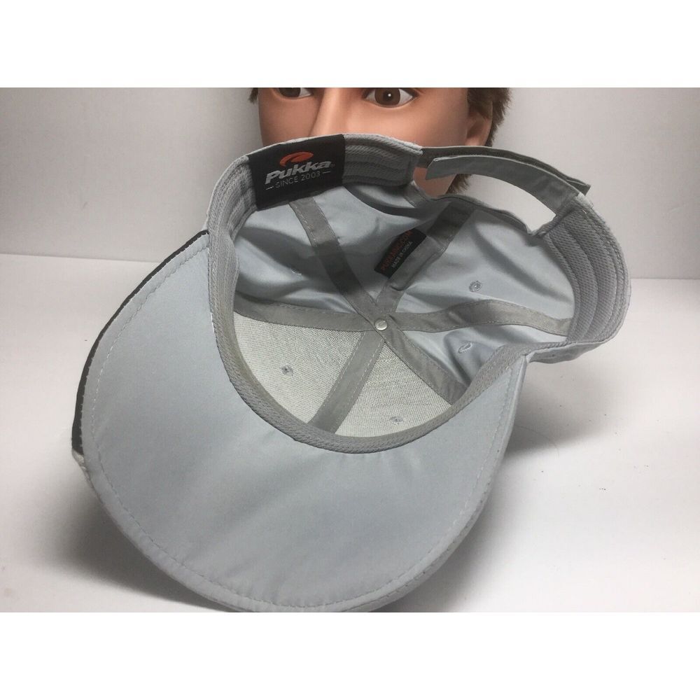 Pukka Golf Hat Mountain‎ Meadows 100% Polyester Gray Aadjustable  strap Cap - Picture 7 of 8